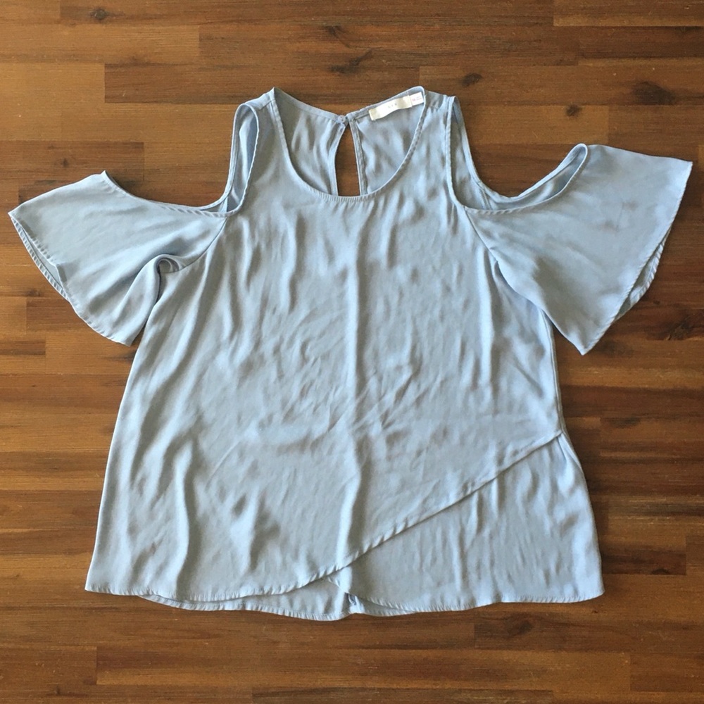 Lush Cold Shoulder Blouse